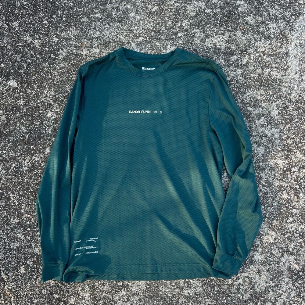 Bandit Running Micromesh Long Sleeve Shirt - Teal
